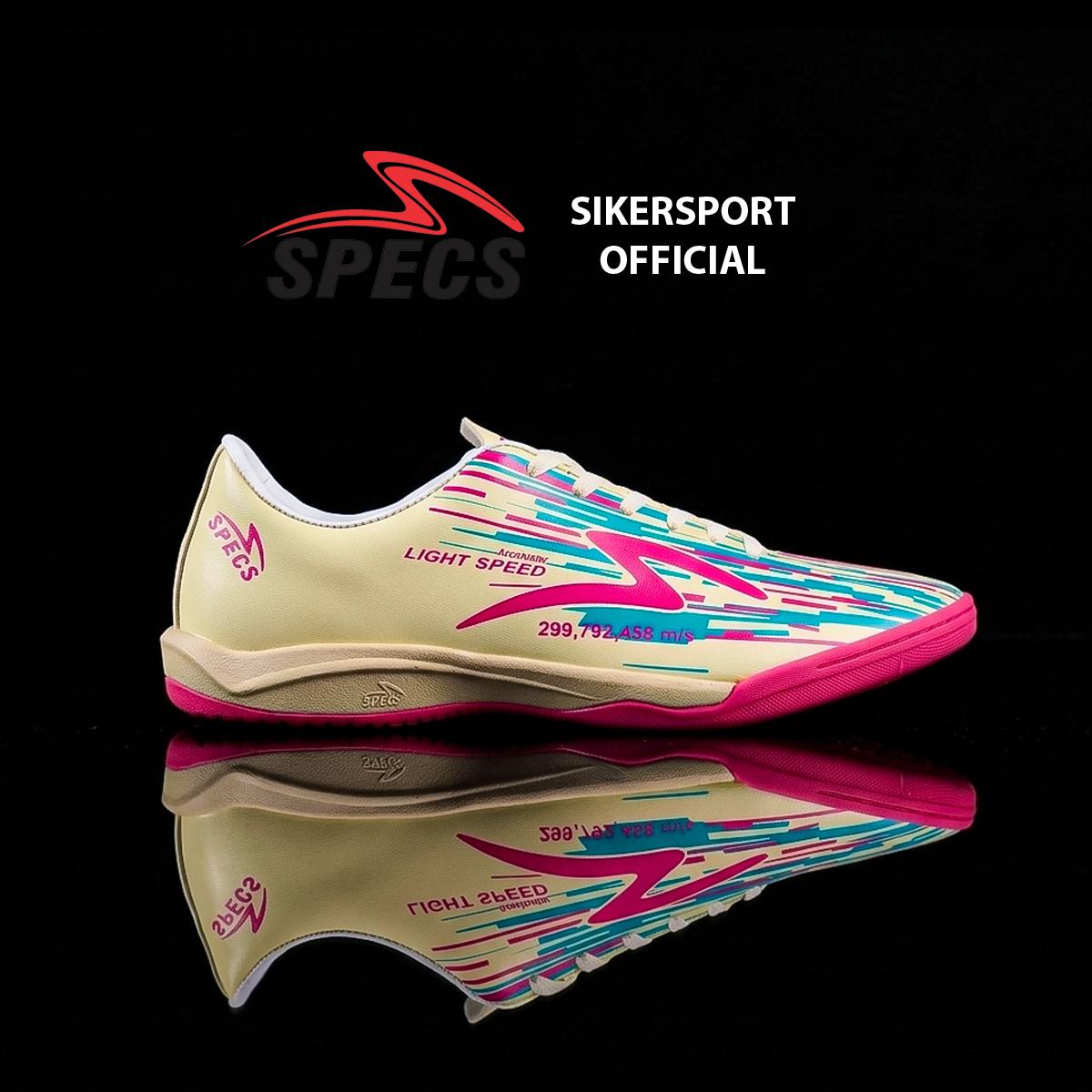 Sepatu Futsal Specs Lighspeed Reborn IN NEW White Magnifico Sepatu Futsal Specs Lighspeed Reborn IN NEW White Magnifico