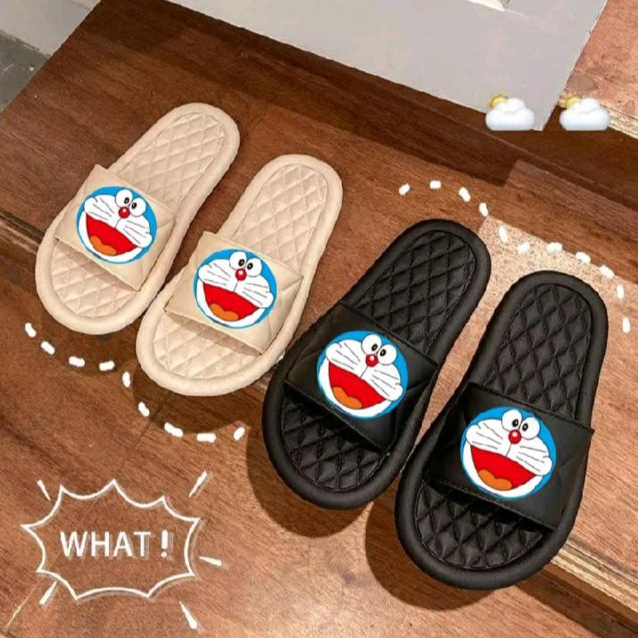 PROMO BAYAR DITEMPAT BELI 1 GRATIS 1 Sandal Slop Wanita Sandal Rumah Sandal Ruangan Sandal Hotel Sandal Kokop Kartun Shoes Sendal 3