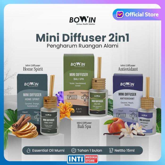 Promo BOWIN - Pewangi Mobil MINI DIFFUSER 2in1 Gantung & Jepit AC ...