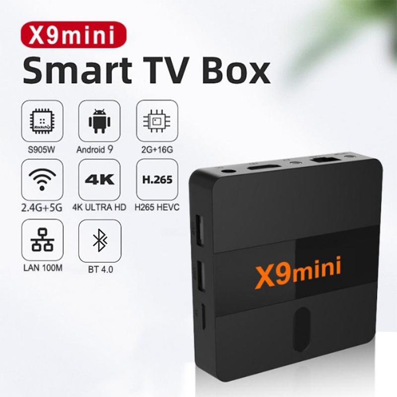 Product Introduction of STB Android 9 Smart TV Box Android X9 Mini Voice Remote Ram 2GB Rom 16GB 2/16 Unlock Full Channel TV Iflix Tanpa Bayar Bulanan GRATIS Amlogic S905W Quad Core Bluetooth 108