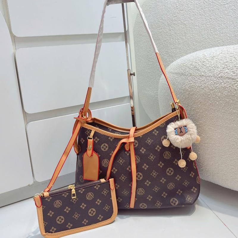   TẶNG GÁU  Túi xách nữ công sở tote da lót nhung size to kèm ví họa tiết vừa A4 đi học đi chơi phong cách hàn quốc đẹp Hiếu Túi Store 939 