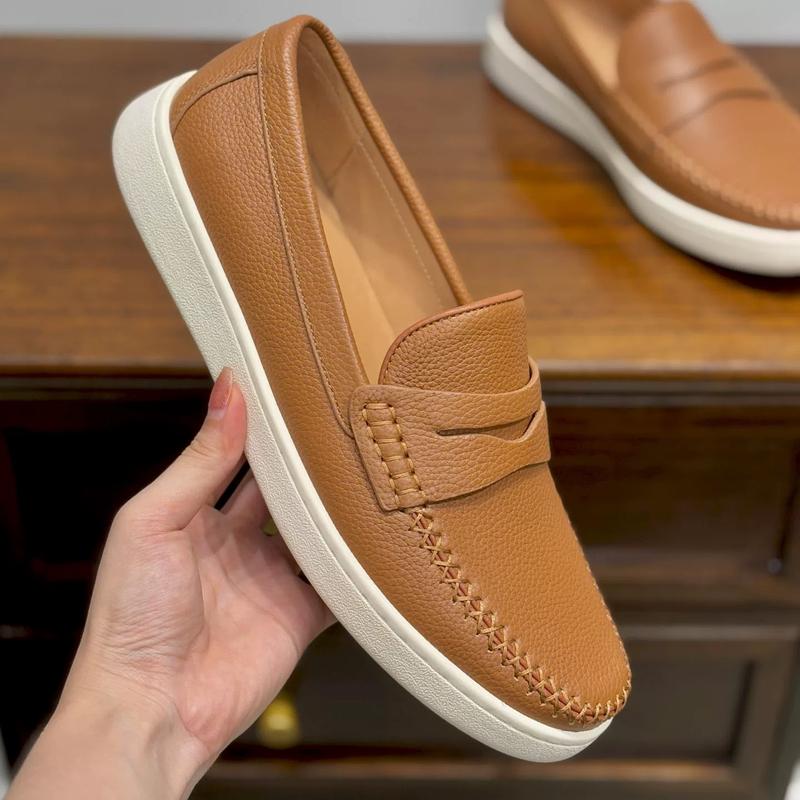 Penny Loafer Black, giày penny loafer da bò thật,Đế cao su 3.0cm khâu đế , phù…