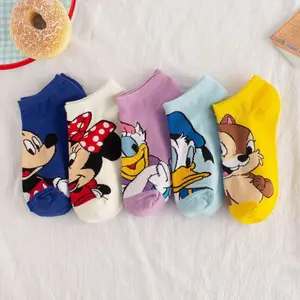 FYGALERY KS163 Kaos Kaki Wanita Fashion Motif Kartun l Kaos Kaki Korea | Kaos Kaki X Karakter Disney Micky Mouse Y1814