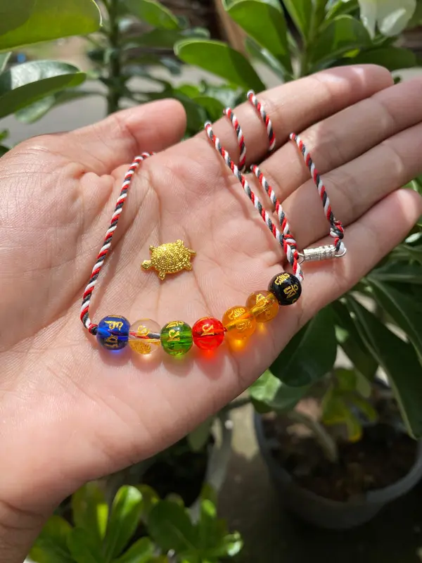 Kalung Tridatu 7 Cakra Khas Bali - Free gelang & kura-kura 0
