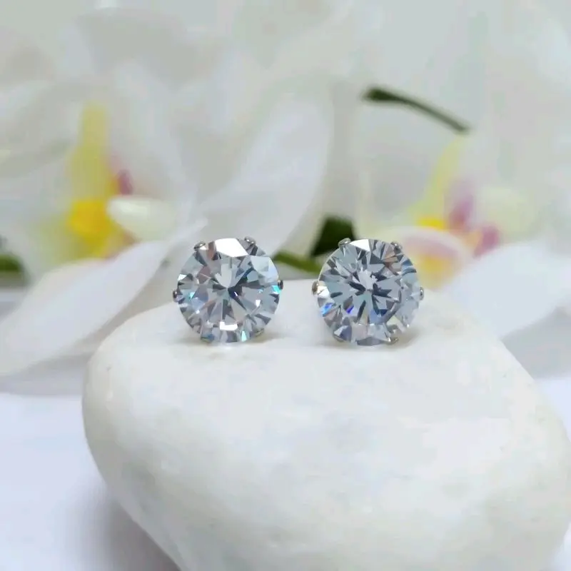 anting tusuk mata satu gold dewasa elegan 009 Earrings 2