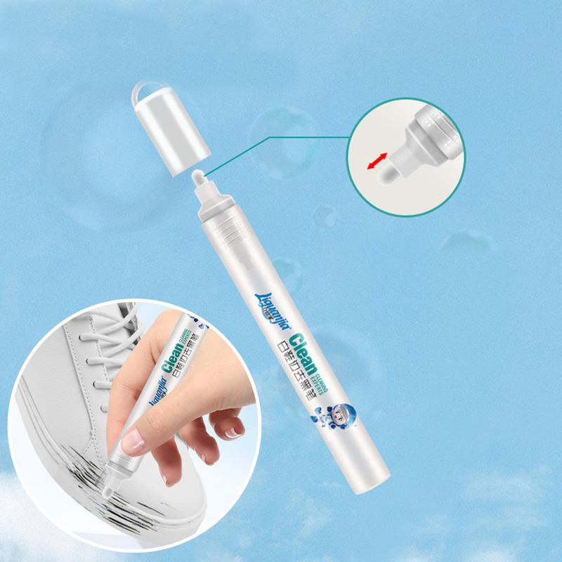 Dụng Cụ Làm Sạch Giày Dép, Màu Trắng, Loại Bỏ Vết Bẩn, Bút Chống Oxy Hóa, Phục Hồi Màu, 1 Chiếc, Dụng Cụ Làm Sạch 4