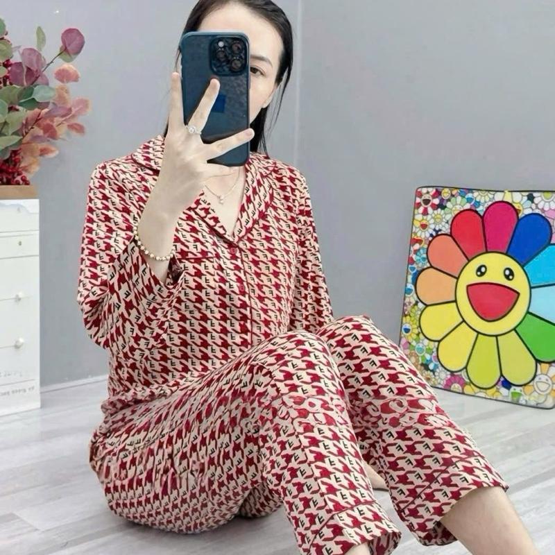 Đồ Bộ Tay Dài Quần Dài Lụa Mango size 45-70 Ký #0777