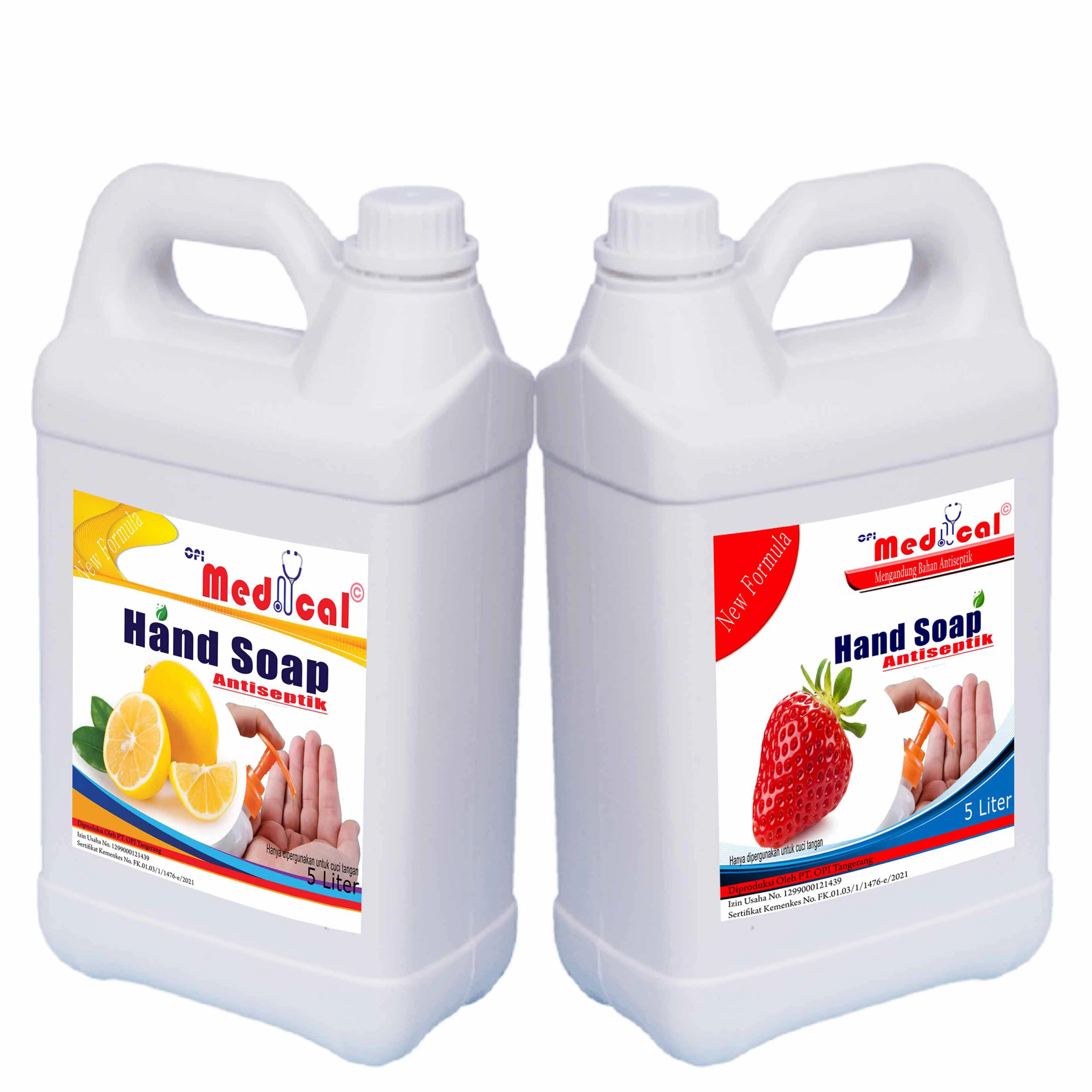 Sabun cuci tangan antiseptik 500ml dan 1 liter hand soap Anggur Lemon Berry Cair Cherry