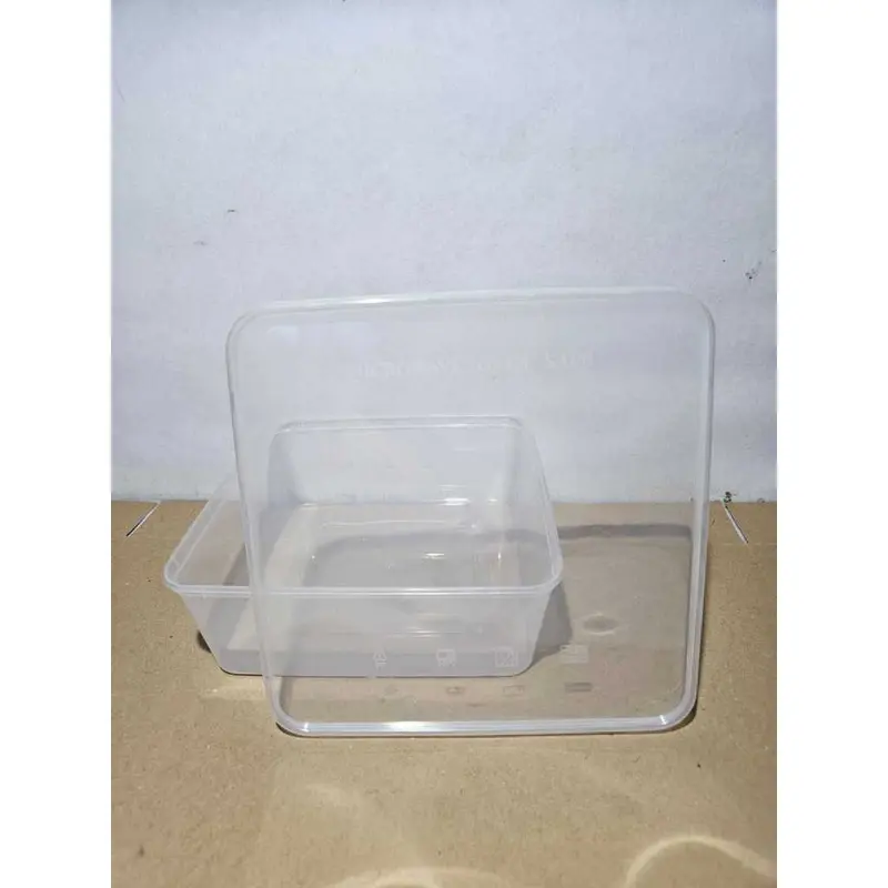 Kotak Makan Plastik / Thinwall / Food Container - Kotak 2000ml DM 1