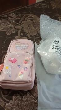 Product Review of PENCIL CASE HIASAN GLITTER KARAKTER 3D MODEL TAS LUCU KOREA KAPASITAS BESAR Stationery from L**a L**a 0