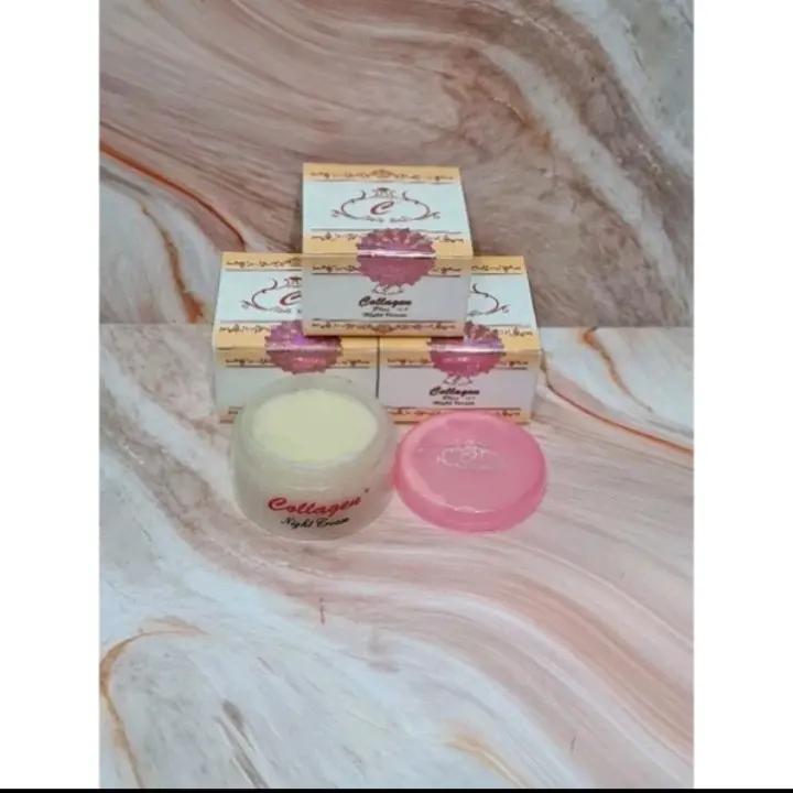2 pcs-collagen malam/cream collagen night