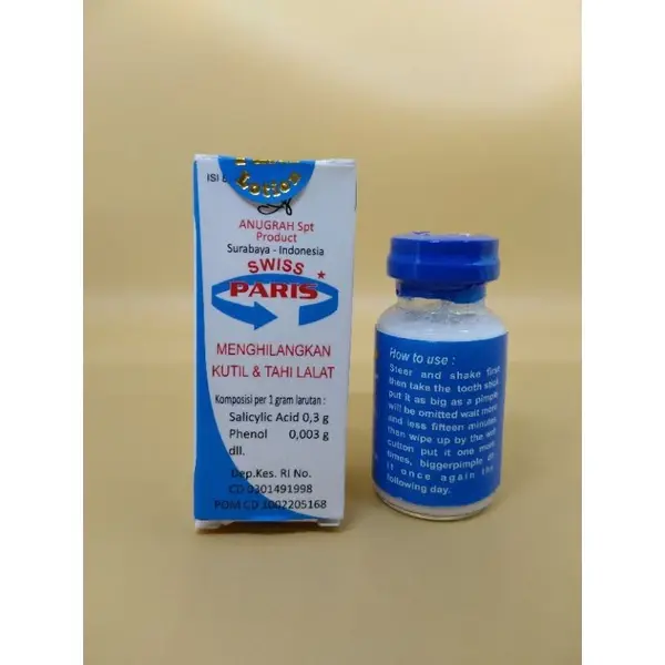 Swiss Paris Lotion untuk Menghilangkan Tahi Lalat, Kutil, dan Keloid 4