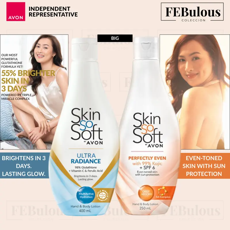 glutathione does it really work AVON Skin So Soft Ultra Radiance With 4x Glutathione Hand & Body Lotion 100  ML main image 0