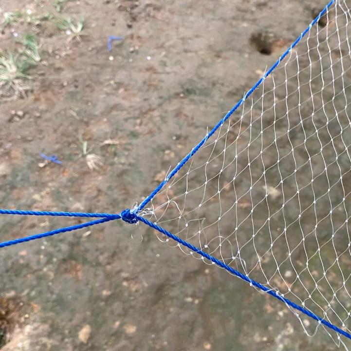 Jaring Anco Penangkap Ikan Tradisional Lubang 1 1/4 Inchi Senar 0,28 - Ukuran 2x2 Meter 2