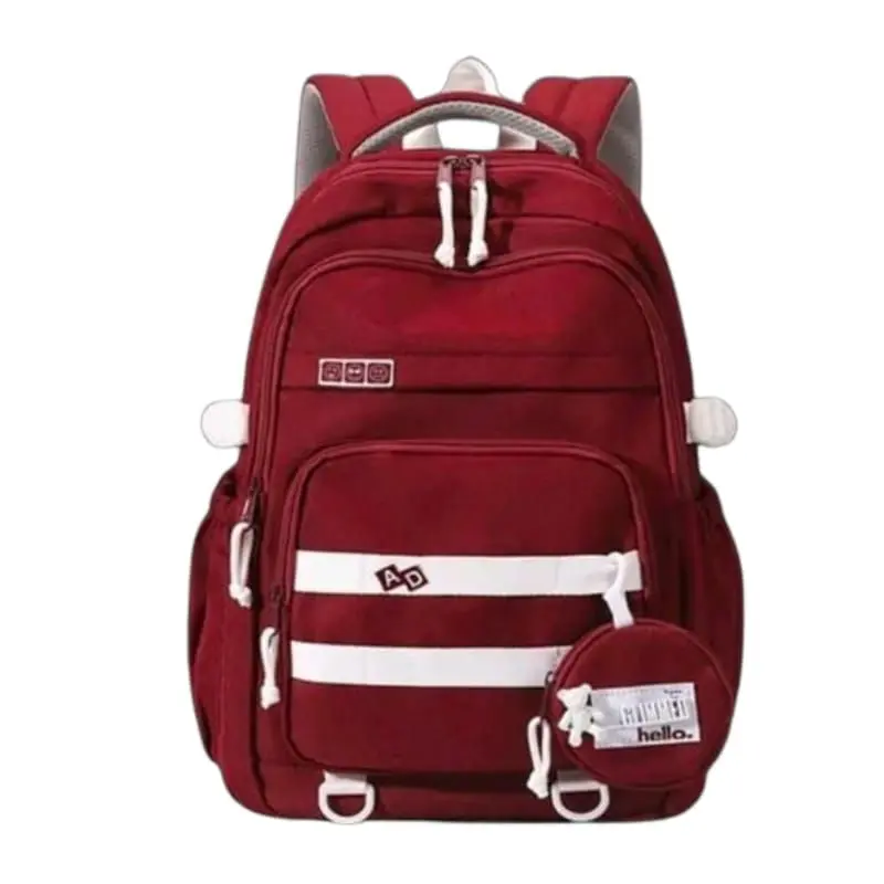 Tas sekolah anak ransel AD free paket combo dan anak ransel Tas Ransel Terbaru tipe-dk2023 Backpack Wanita Bisa Sekolah Sd>smp>sma Dan Kuliah Ransel Multifungsi Wanita Free Botol+jam tangan+nano spray 7
