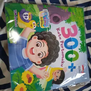 Buku 300 Kata Pertamaku Bilingual PAUD Indonesia Inggris Audio Interaktif  Buku PAUD TK Usia 3 Tahun