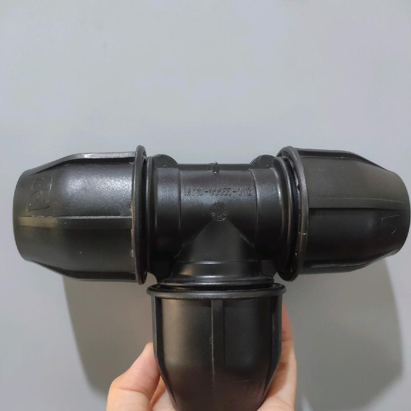 Equal TEE atau Sambungan Pipa Hdpe UK 1/2 Inch Tee HDPE 20MM 2