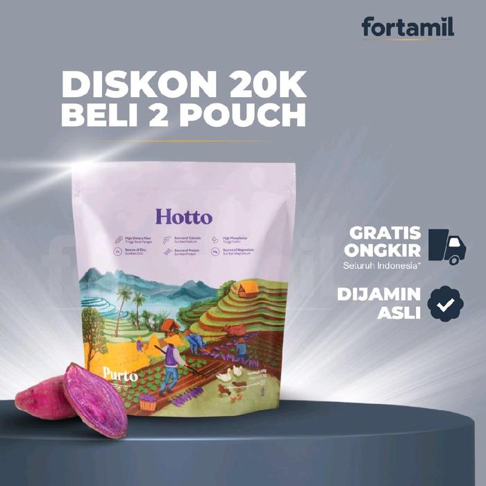 Gambar Hotto Purto Multigrain 2 Pouch 32 Sachet Saset - 1 Pouch 16s dari Fortamil Kota Bekasi Tokopedia