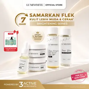 【HEMAT】 LUMIWHITE - Paket Brightening Lengkap (FREE 1 BETTER HAIR CARE RANDOM)