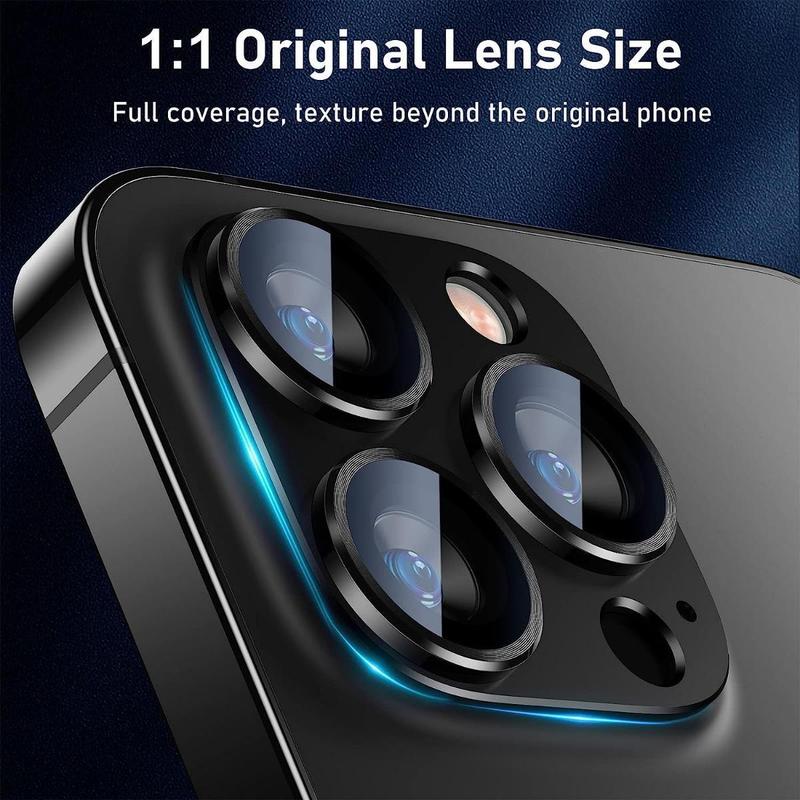 Metal Ring Camera Protector for IPhone 14 15 Pro Max 13 12 11 Pro Max Mini 14 15 Plus Lens Cover Protection Accessories 7