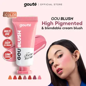 [FLASHSALE] - Goute Goublush Cream Blush for Cheek | Blendable High Pigmented Lightweight Blush On