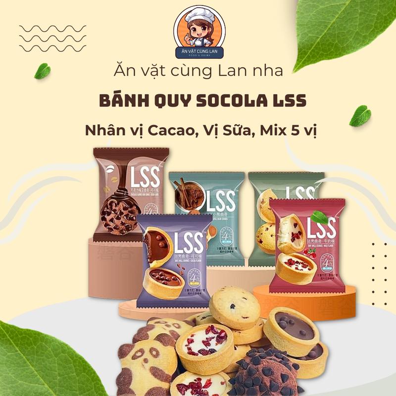Bánh quy socola mix 6 vị LSS - Sô Cô La Chocolate Thức Ăn Soda Ca Cao - Sản phẩm mới nhất