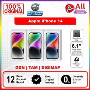 Apple iPhone 14 Resmi Indonesia 128GB 256GB Segel Asli Apple Aman Baru