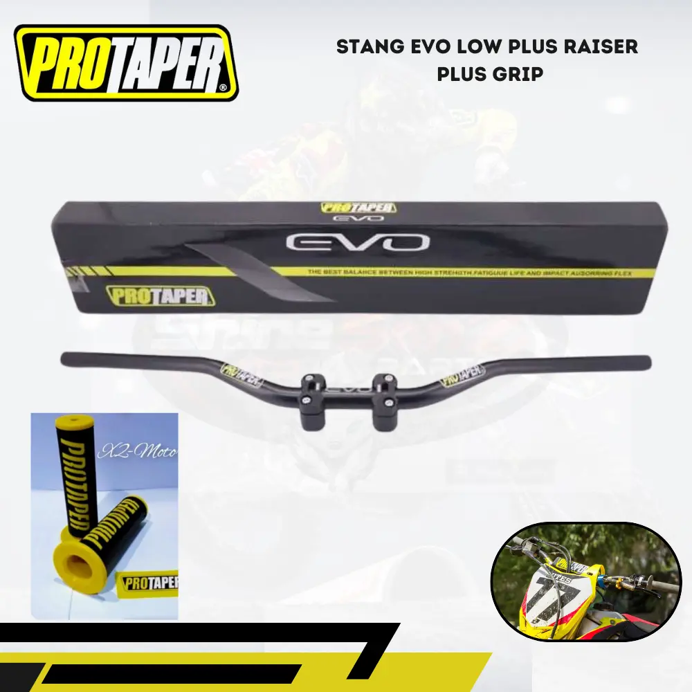 STANG PROTAPER EVO LOW KLX TRAIL VIXION TIGER NMAX PCX BEAT MIO UNIVERSAL Semua Motor Gold Motorcycle stang setang aksesoris  pcx  160  full  set