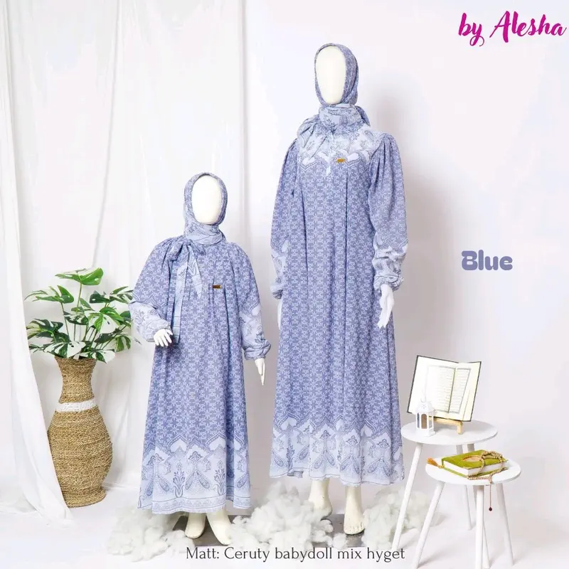 Sarimbit Ibu dan anak set hijab 2