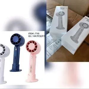 KIPAS PORTABLE genggam T10 best seller dengan desain yang compact dan portabel untuk kegunaan sehari-hari.