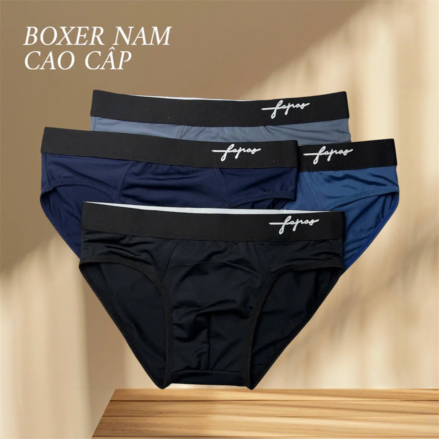 (COMBO 4 CHIẾC SỊP CHÉO KÝ)QUẦN BOXER NAM CHÉO CHẤT VẢI THUN LẠNH, CO GIÃN, MỀM MỊN, THOÁNG MÁT. Menswear
