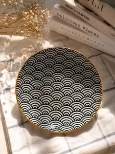 Piring Aesthetic Piring Keramik Jepang Seri Yamada Classic Piring Nasi Piring Meja Makan Vintage