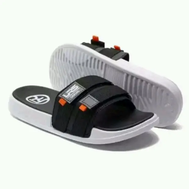 Sandal Anak Dan Dewasa Pria Feet black sandal Wanita Slide Slop Ringan Traveling Lrs Casual Hitam Sendal