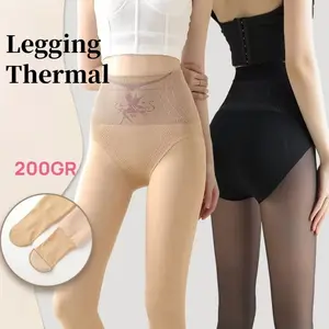 stocking celana wanita legging thermal hightwaist panjang kualitas tinggi pantyhouse motif mewah 200GR