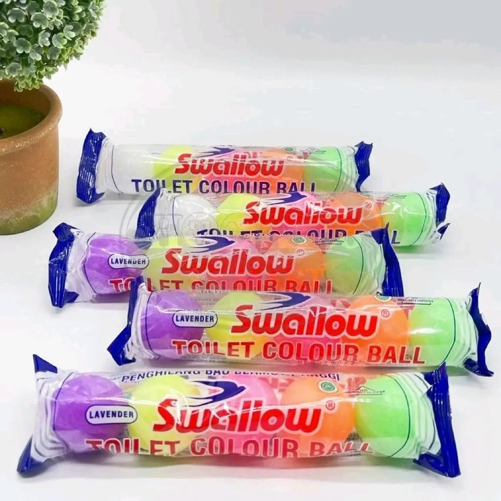 Paket Hemat 2Pack Swallow Kamper Toilet Color Ball Isi 5Pcs