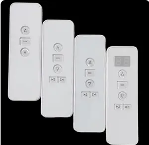 AC123 White Handheld Remote Controller for A-OK RF433 Curtian Motor,Wireless Emitter to Control Curtain motor Open/Close - 16channel