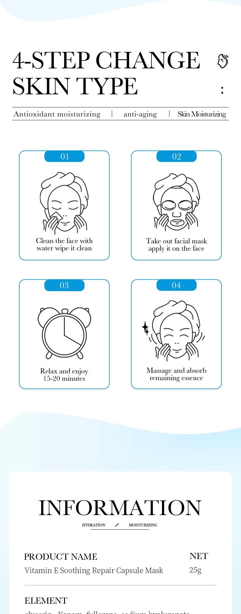Product Introduction of SADOER Organic Face Mask, Hydrating, Moisturizing, Brightening, Soothing, Cruelty-Free 22