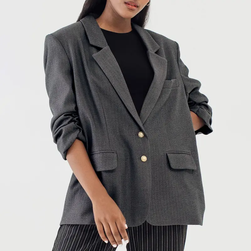 BLZR.ID BLAZER WANITA OVERSIZED WATSON GREY 4