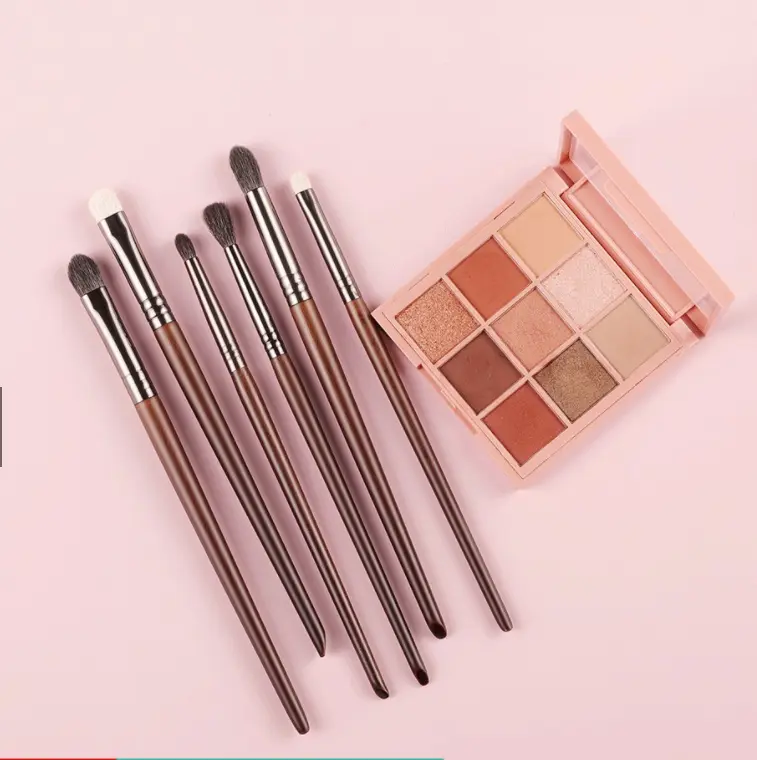 OVW 6pcs Makeup Brushes Set Goat Hair Eyeshadow Brush Set