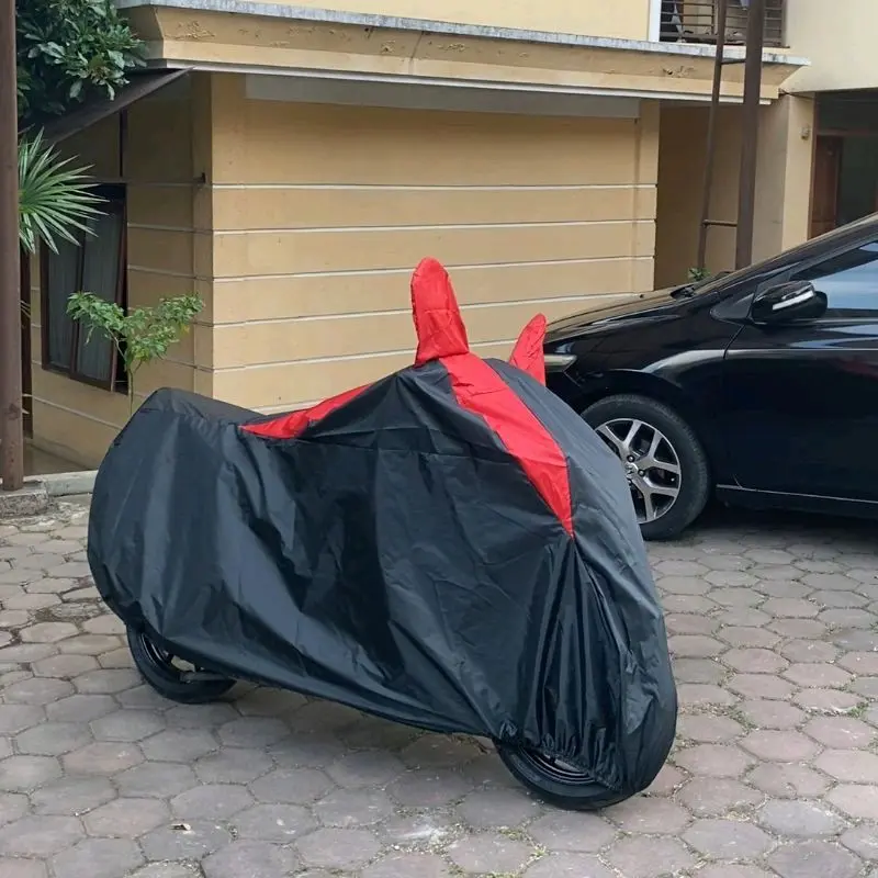 cover motor sarung motor MIO FINO pelindung motor waterproof bahan 100% polyester 2