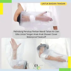 Pelindung Luka Tahan Air Mandi Untuk Tangan Lengan Untuk Dewasa