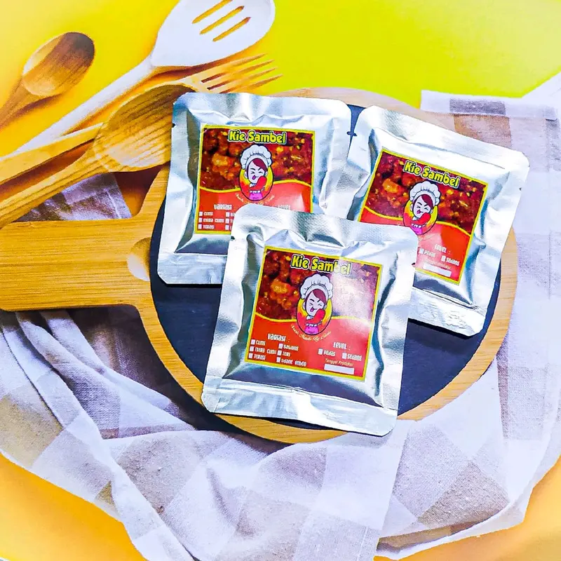 SAMBAL SACHET REBON MURAH SIAP SANTAP UKURAN 20 GRAM 3