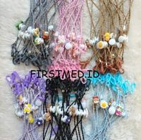 Gambar Strap Masker Hijab tali Korea Elastis Konektor Headloop Tali Masker Kalung Masker  2in1 POLOS BERWARNA SOFT dari firstmed.id Kota Medan 4 Tokopedia