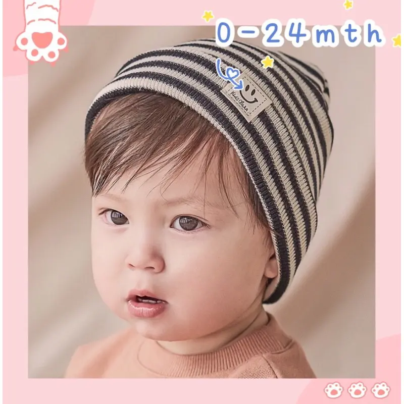 READY STOCK Baby smileface beanie kid hat winter Snowcap cute - TikTok ...