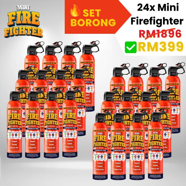 24x Mini Firefighter 2025 - SET BORONG - 4-dalam-1 Pemadam Api - TikTok ...