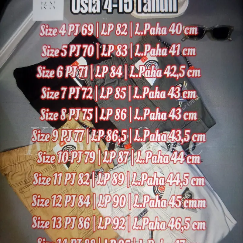 Celana Kargo Anak Cowok usia 4-15 Tahun / Celana Chinos Panjang Anak / Celana Anak Murah / Celana Chinos Cargo Anak Laki- Laki / Celana Jeans Anak Laki / Celana Jeans Panjang Anak Tali Pinggang /  Celana Panjang Anak Cowok Fashion Bordir Terbaru Abu-Abu 8