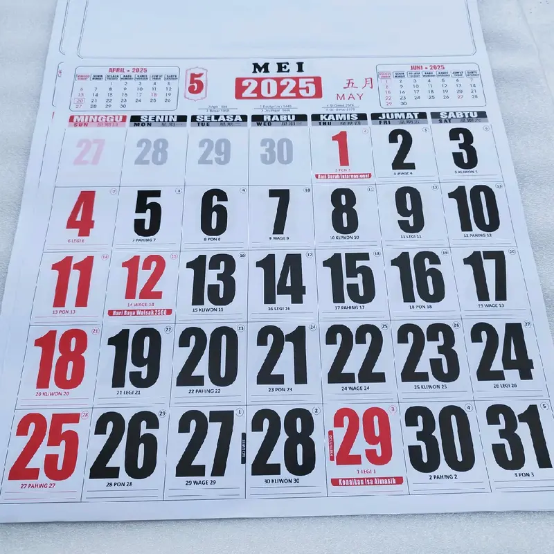 KALENDER KERJA SUPER JUMBO TAHUN 2025 5