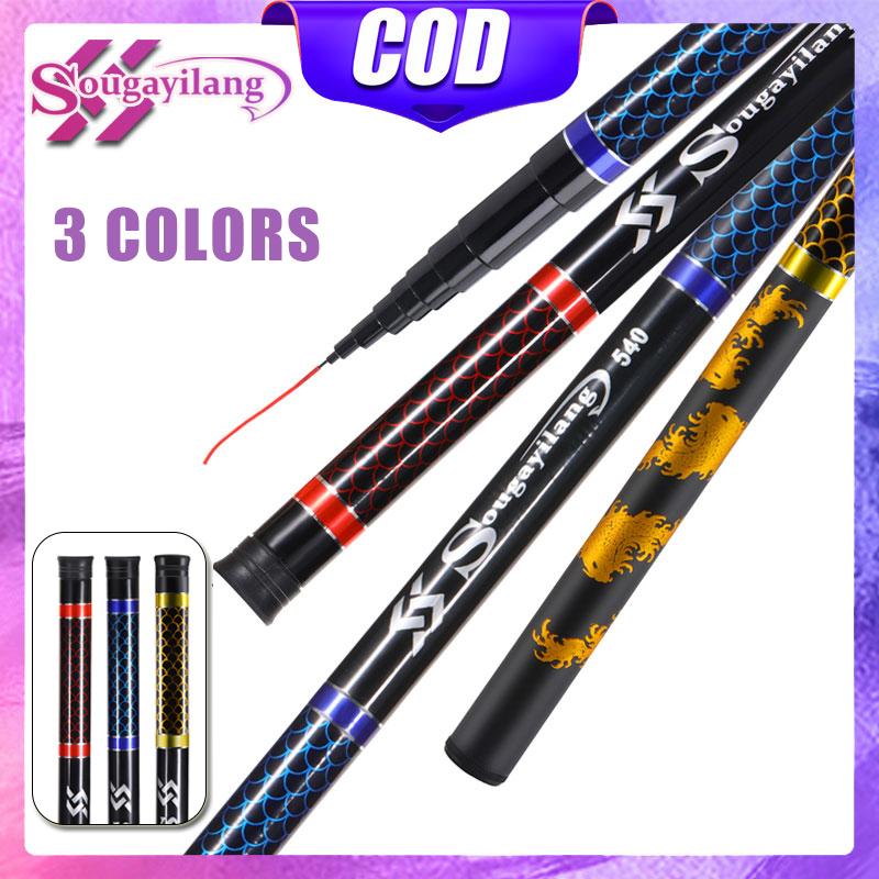 Cần Câu Cá Sougayilang Có 3 Màu Và 6 Chiều Dài Chất Liệu Sợi Carbon Cao Cần Câu Cá Bằng Tay Thích Hợp Cho Người Lớn Thể Thao Ngoài Trời Fishing