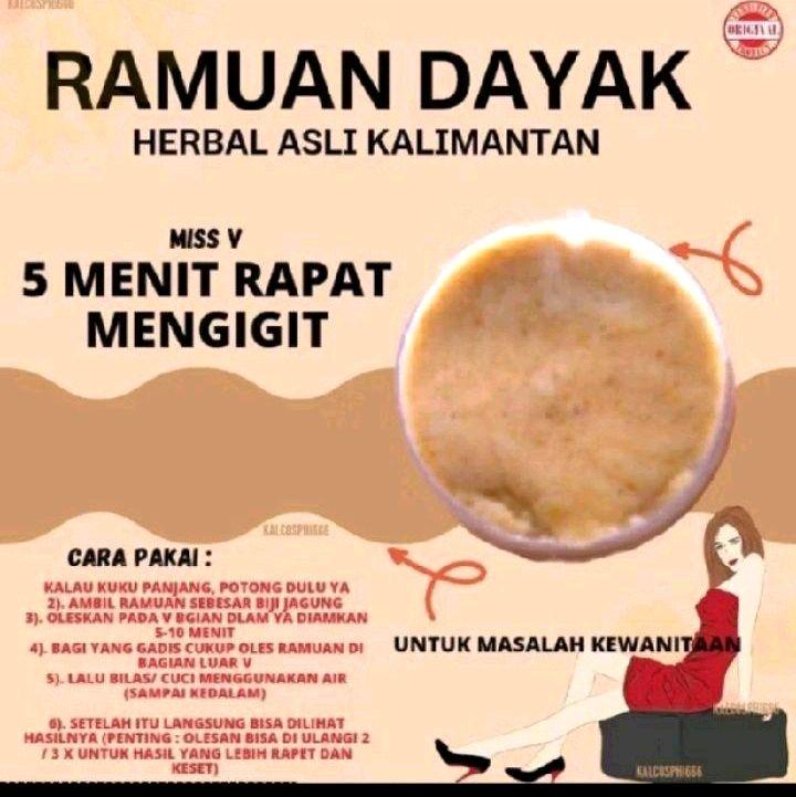 cream ramuan Dayak 100% original