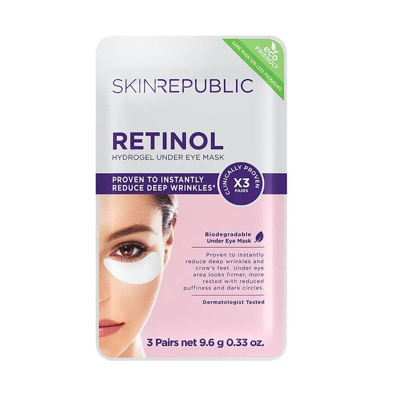 Skin Republic Retinol Hydrogel Under Eye Patches no : 1 di U.K dan Australia Perawatan Mengencangkan Wajah Mencerahkan 0